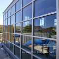 Aluminum Curtain Walls Double Glass Lightning Protection
